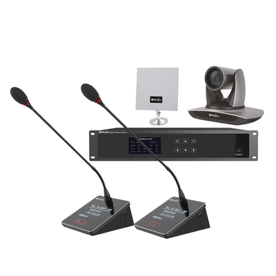 HUAIN Wireless Conference Microphone Equipment 2.4G Digital Conference Wireless Microphone with Chairperson Delegate Unit