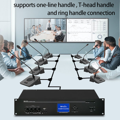 HUAIN Meeting Discussion Table Wired Digital Conferencing Daisy Chain Conference System Delegate Unit Microphone