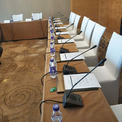 HUAIN Meeting Discussion Table Wired Digital Conferencing Daisy Chain Conference System Delegate Unit Microphone