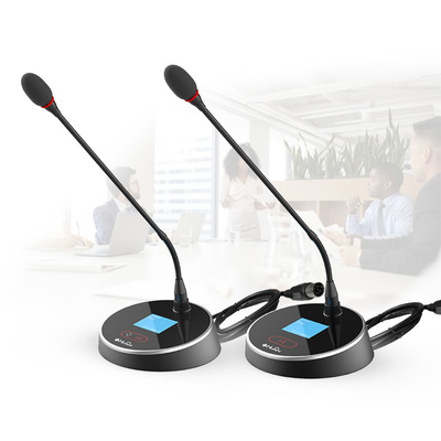 Custom Wired Digital Conferencing Equipment Conference Delegate Mic Desktop Microphone System