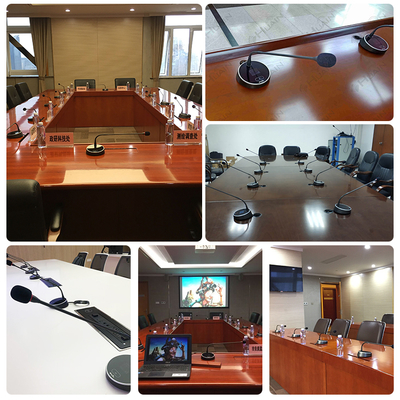 Custom Wired Digital Conferencing Equipment Conference Delegate Mic Desktop Microphone System