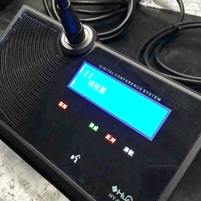 Full Digital Desktop 8 Pin Wired Meeting Mic System for Conference Room with Speaker