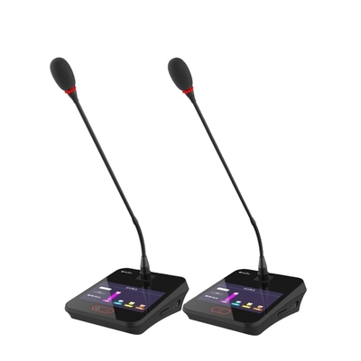 HUAIN Hand in Hand 5G Discussion Chairman Unit Voting Microphone Wireless Conference System Mic with Control Unit