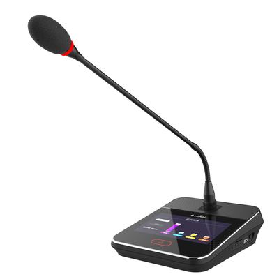 HUAIN Hand in Hand 5G Discussion Chairman Unit Voting Microphone Wireless Conference System Mic with Control Unit