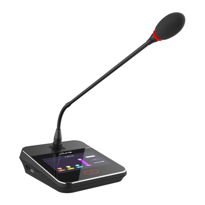 HUAIN 5G Wired Digital Conference System With Simultaneous Interpretation Equipped With 6 Octa-core or IP Connectors