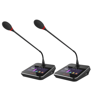 HUAIN 5G Wired Digital Conference System With Simultaneous Interpretation Equipped With 6 Octa-core or IP Connectors