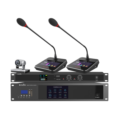Full Digital 5G Wireless Touch Unit Multi-Language Switching with Voting Conference Microphone System
