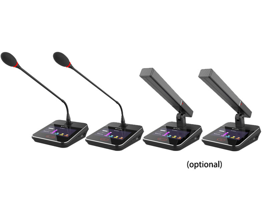 HUAIN All Digital 5G Dual-mode Conference Controller Wired and Wireless Discussion Conference Room