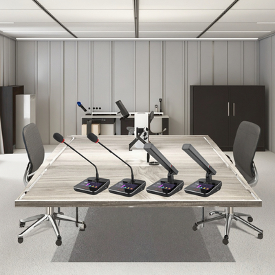 HUAIN All Digital 5G Dual-mode Conference Controller Wired and Wireless Discussion Conference Room