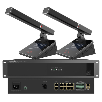 High Quality 5G Dual-diaphragm Conference Unit High-performance FPGA Dual MCU Processor Conference Microphone