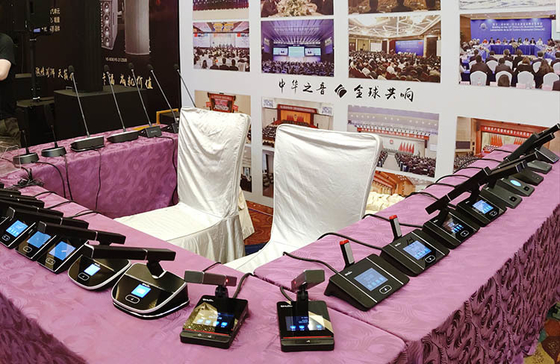 High Quality 5G Dual-diaphragm Conference Unit High-performance FPGA Dual MCU Processor Conference Microphone
