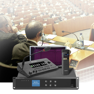 Portable Small Soundproof Simultaneous Translation Equipment Interpreter Booth Table Top 1person 2person for Sale
