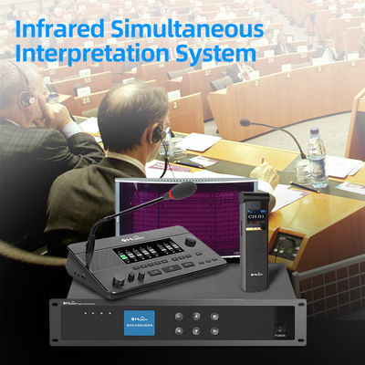 IR Digital Simultaneous Interpretation Microphone Extender for Conference System Translation Equipment