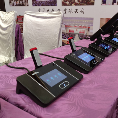 Intelligent Audio Voting Conference System Supports Connection of 240 Delegate Units Discussion Devices