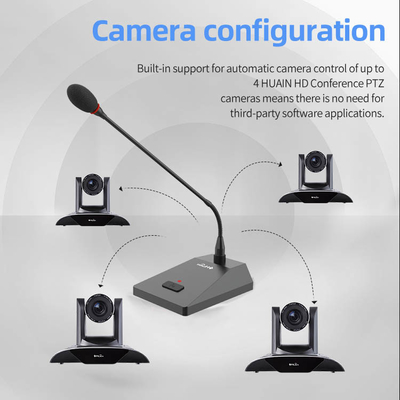 Audio Video Tracking Digital Congresss Wired Gooseneck Conference System Microphone