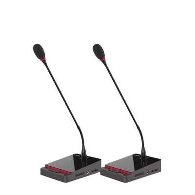 HUAIN Table Top Digital Audio Basic Wired Gooseneck Congress Chairman Microphone Unit