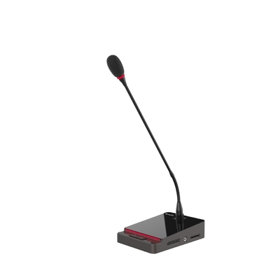 HUAIN Table Top Digital Audio Basic Wired Gooseneck Congress Chairman Microphone Unit