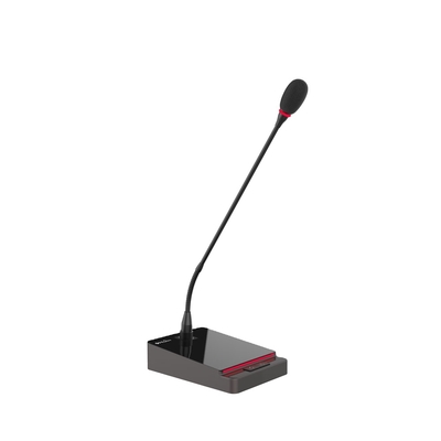 HUAIN Table Top Digital Audio Basic Wired Gooseneck Congress Chairman Microphone Unit