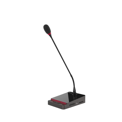 HUAIN Table Top Digital Audio Basic Wired Gooseneck Congress Chairman Microphone Unit