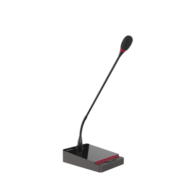 HUAIN Table Top Digital Audio Basic Wired Gooseneck Congress Chairman Microphone Unit