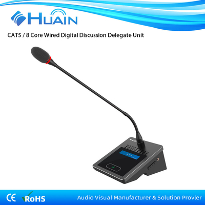 HUAIN Parliamentary Wired Meeting Microphone Table Digital Conference System Price