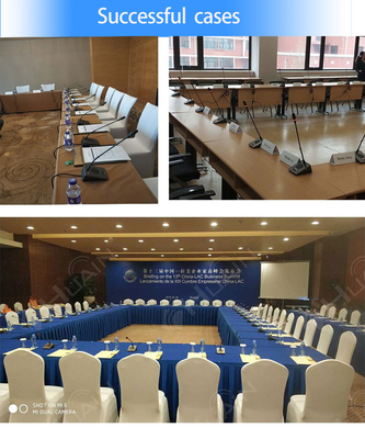 HUAIN Digital Basic Gooseneck Wired Delegate Conference Microphone Console for Audio Visual System