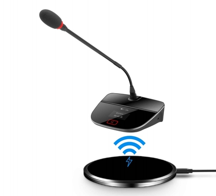 3.8 Inch LCD Display Digital 2.4G  Wireless Conference System Microphone Host Serve Controller