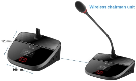 WiFi UHF Discussion Video Wireless Microphone Audio Digital Conference System