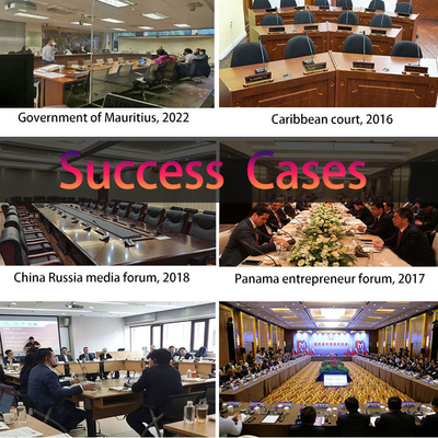 HUAIN ODM OEM Wifi UHF Wireless Conference System for Meeting Room with Mic and Host