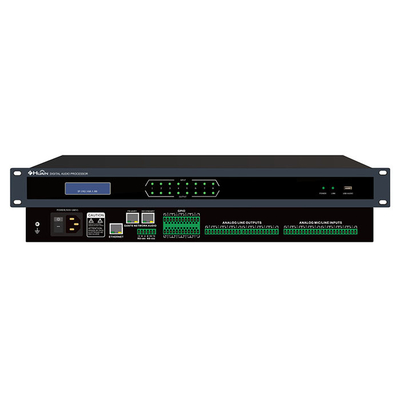 HUAIN Professional DSP Processor Dante 8*8 Digital audio matrix controller for meeting system