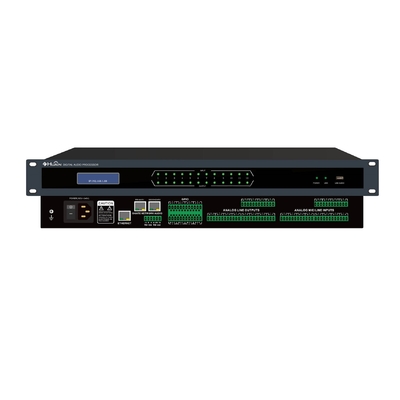 Professional Dante Dsp matrix Audio Processor 12*12 Digital Audio Media Matrix System