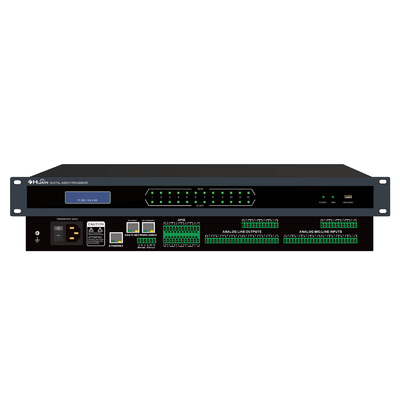 HUAIN Dante Audio 12x12 Poe Digital Audio Media Matrix Processor