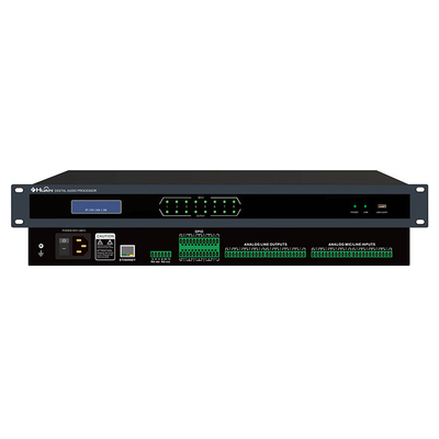 Custom Dante Digital Analog Audio Interface Dsp Poe Module Matrix Processor Processeur 8 in 8 Out 4 X 4 16x16 with Usb for Stage