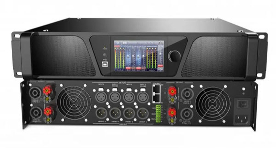 Multifunctional Amplifier pa Audio System with DSP Digital Processor Dante Network Digital Power Amplifier