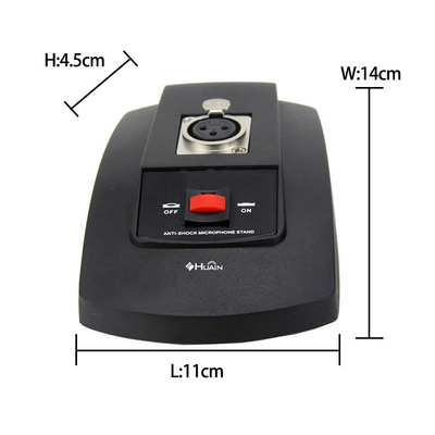 HUAIN XLR 3pin Conference Desktop Wired Condenser Gooseneck Microphone System