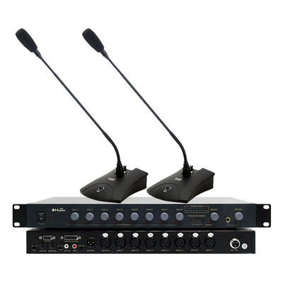 Flexible Stand 48V 3pin Condenser Gooseneck Microphone Delegate Unit for Conference Meeting