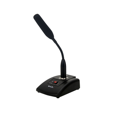 HUAIN Table Top Mounted Conference Mic Push to Talk Commercial Gooseneck Speech Microphone